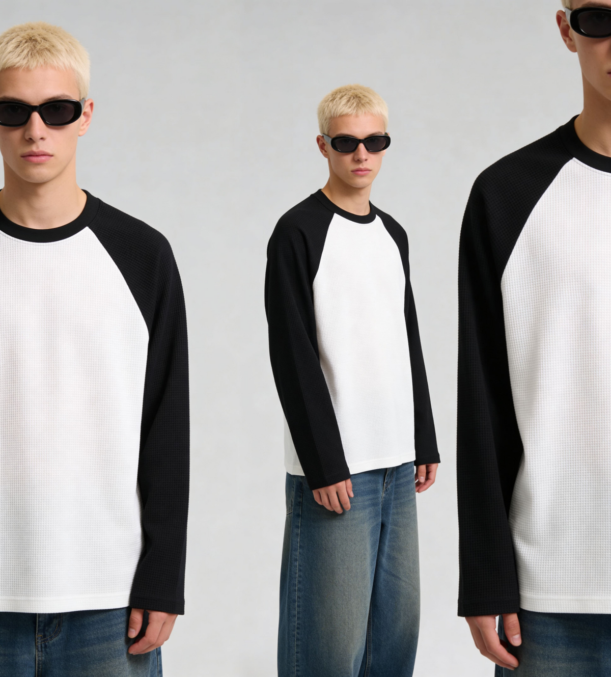 RAGLAN WAFFLE FULL SLEEVES
