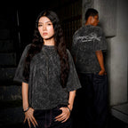 STONE WASHED OVERSIZED TSHIRT