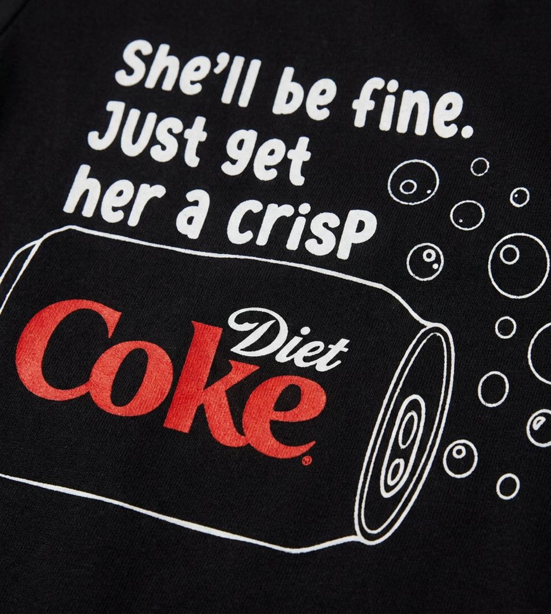 coke addict baby tee