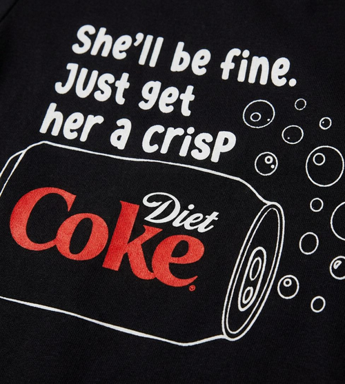 coke addict baby tee