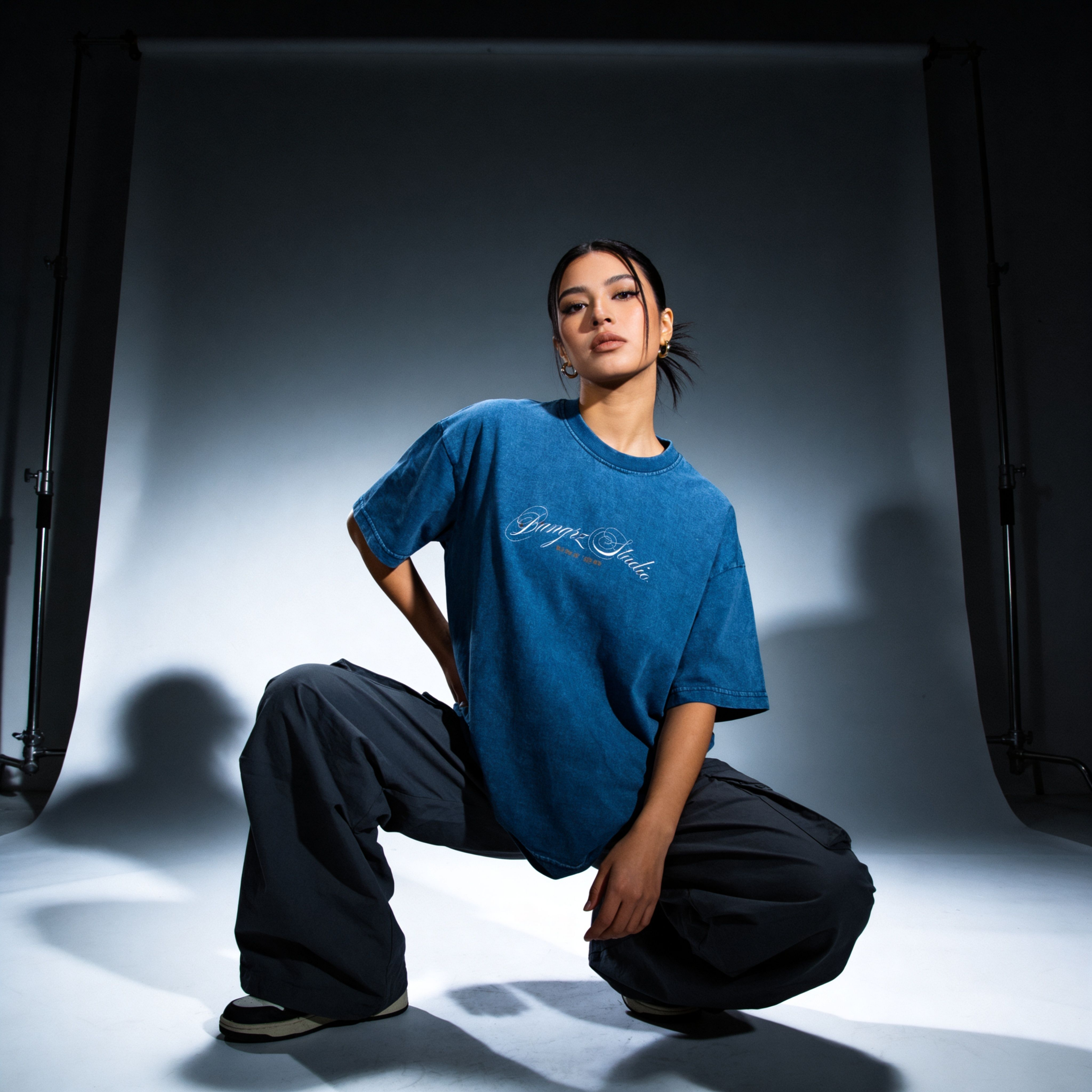 Denim wash Boxy Fit T-shirt