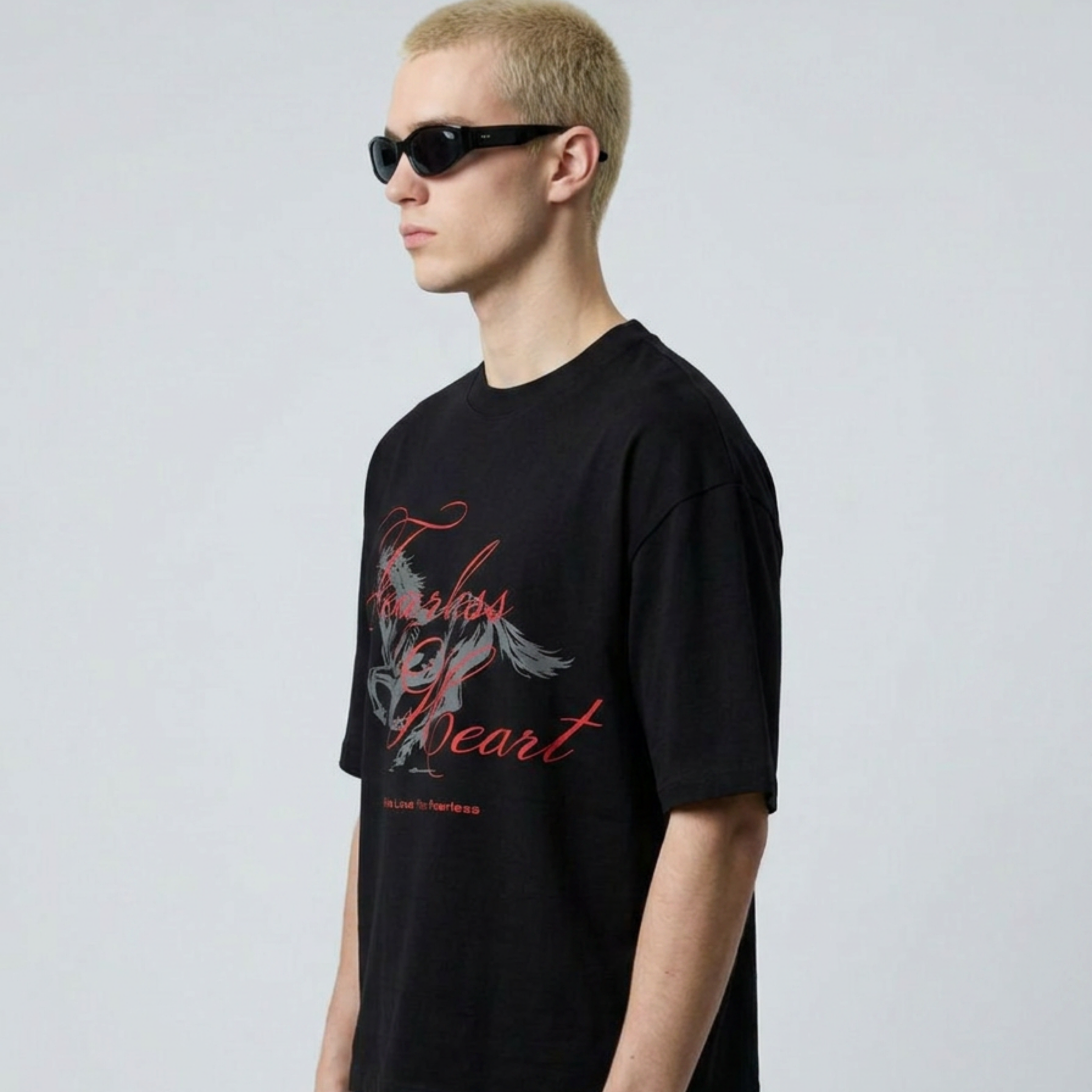 FEARLESS HEART OVERSIZED T-SHIRT