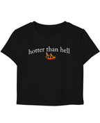 Black Baby Tee Front Design