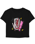Black Baby Tee Front Design