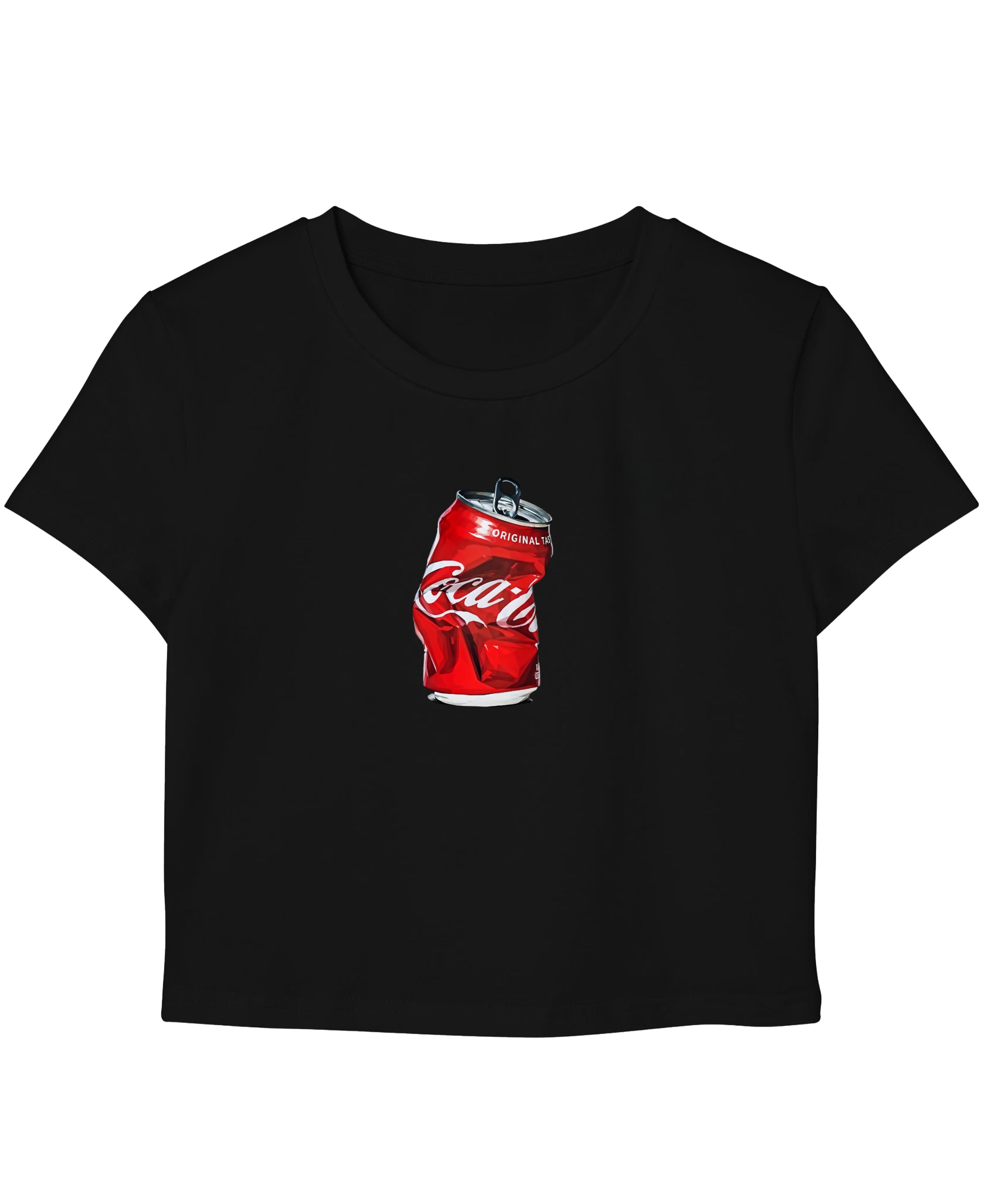 Black Baby Tee Front Design