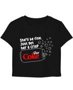 Black Baby Tee Front Design