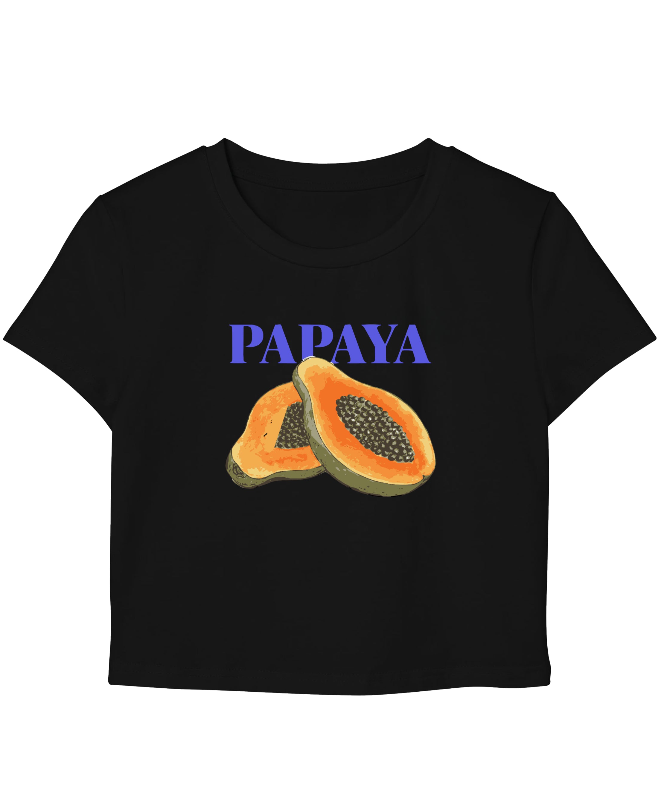 Black Baby Tee Front Design